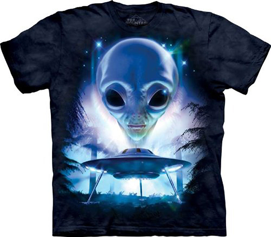 Glow in the Dark Alien UFO T-shirt Men's UFO Shirt Glow in the Dark Alien UFO T-shirt Men's UFO Shirt