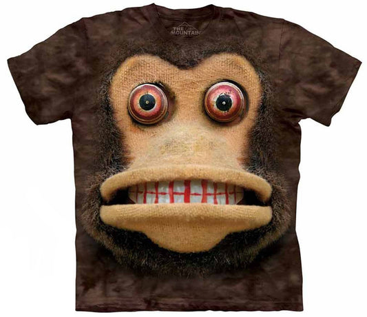 Big Face Cymbal Monkey The Mountain Men's T-Shirt