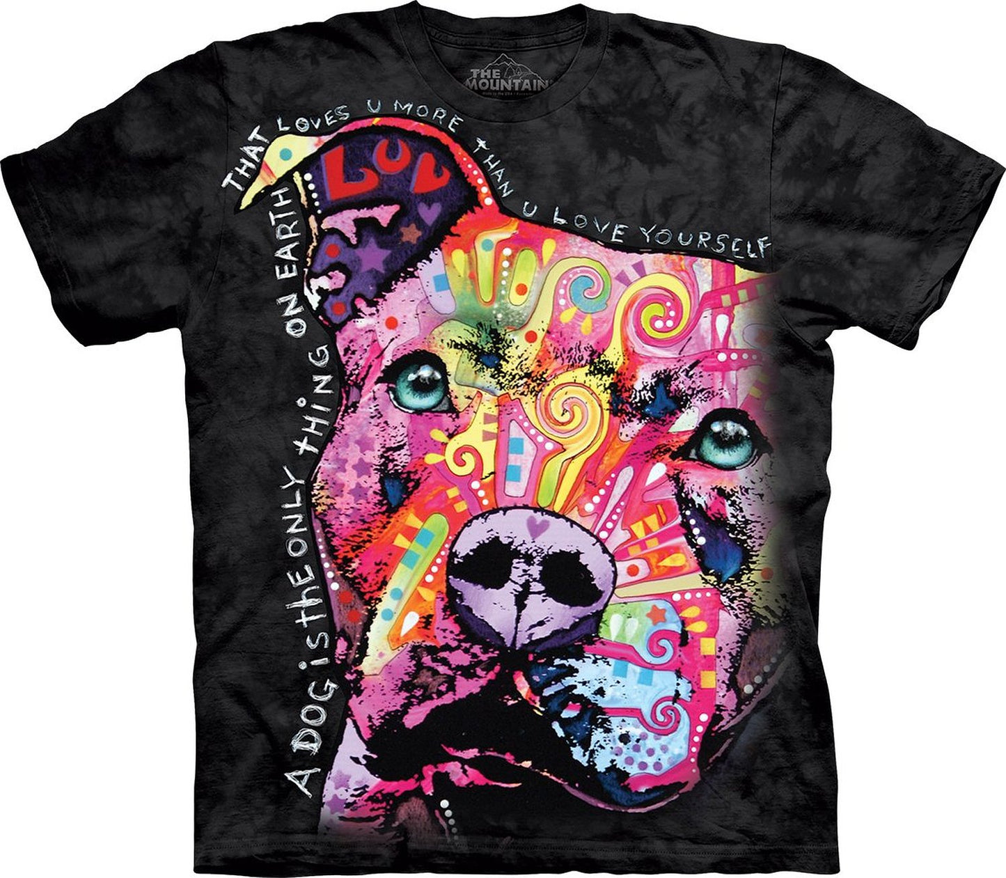 Thoughtful Pit Bull The Mountain Men's T-Shirt