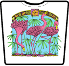 Magic T-shirts Flamingos Adult T-shirt