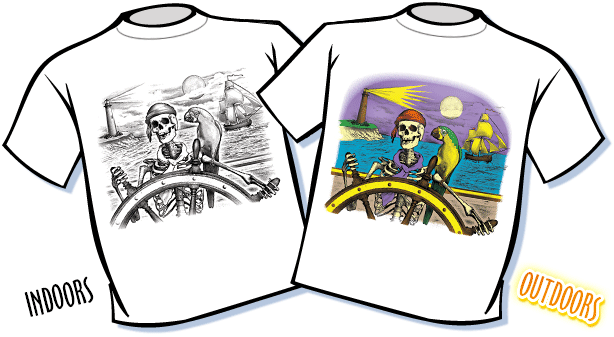 Magic T-shirts Captain Bones Adult T-shirt
