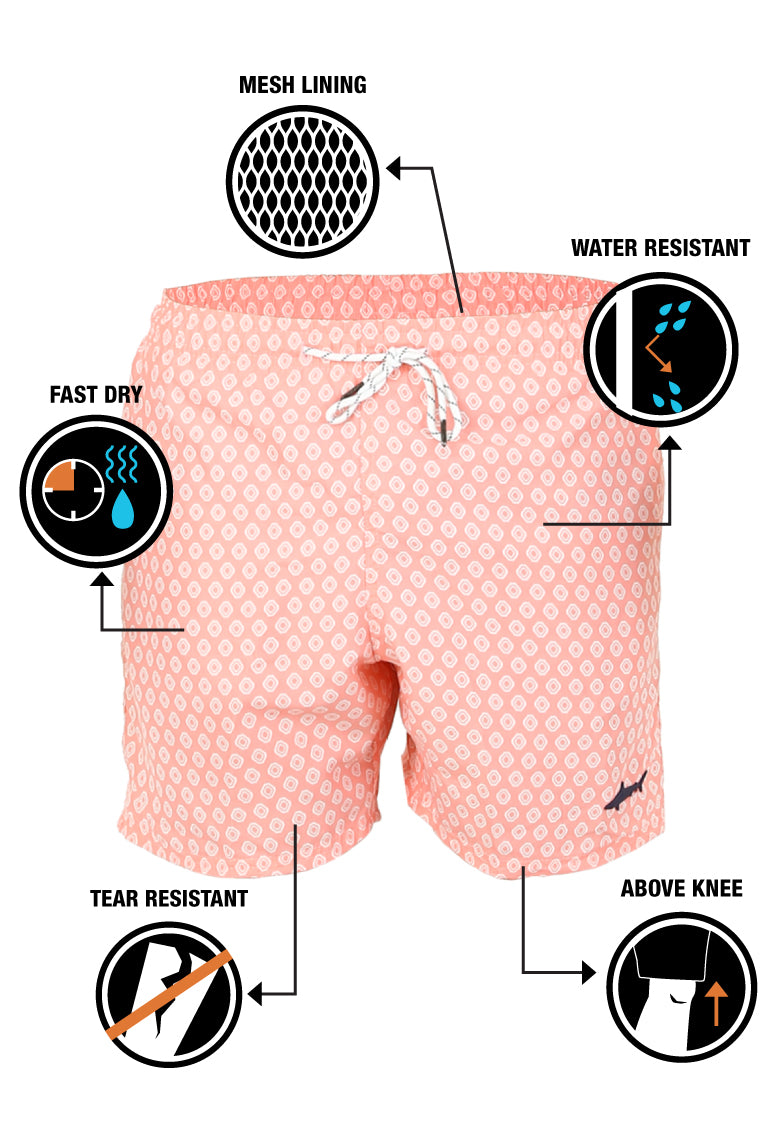 Beach Outfitters Mens Swim Trunks Quick Dry Shorts with Mesh Lining Funny Novelty Swimwear Bathing Suits