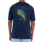 Guy Harvey Men's Scribble Mahi No Pocket T-Shirt