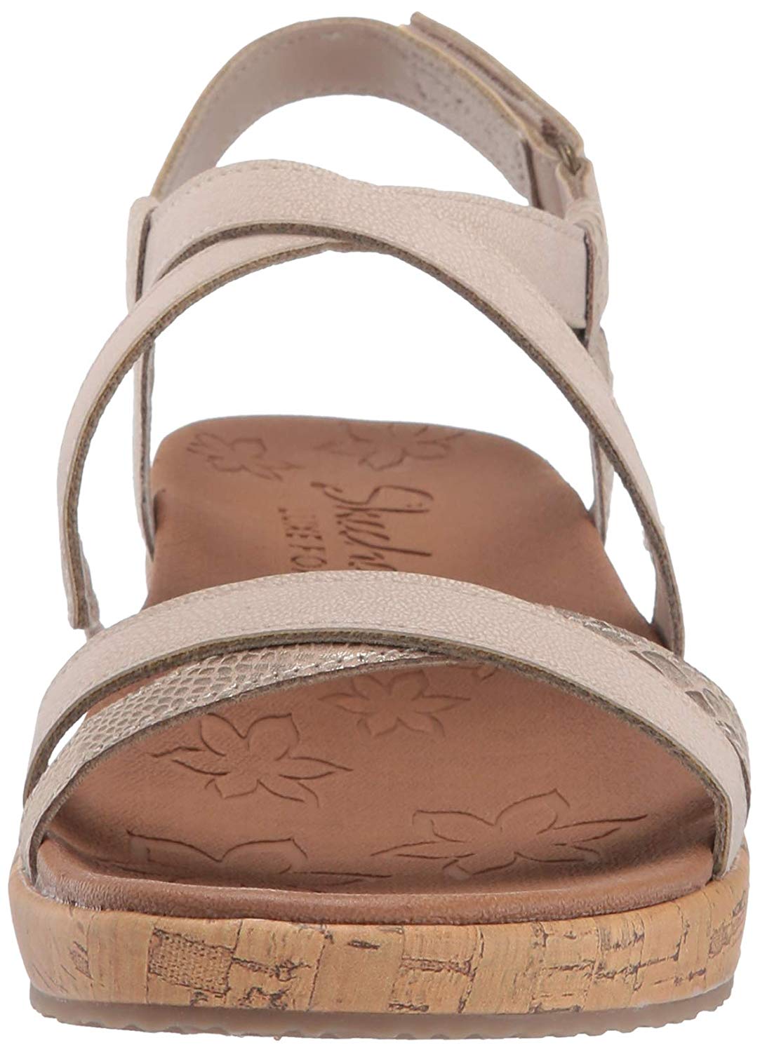 Skechers Women's Brie-Desert Dance-Multi-Strap Slingback Sandal Flat