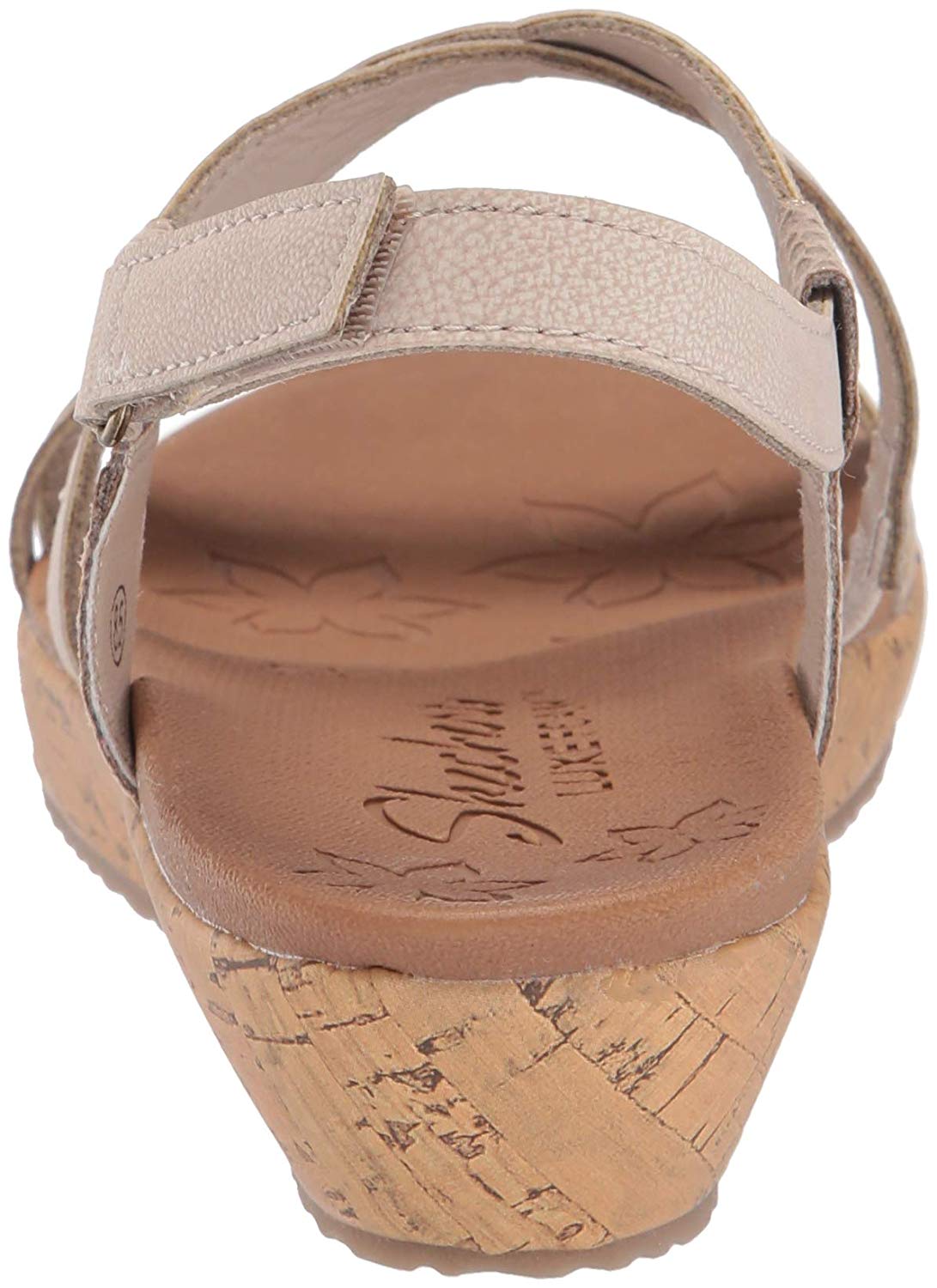Skechers Women's Brie-Desert Dance-Multi-Strap Slingback Sandal Flat
