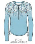 Salt Life Women's, Catch Me If You Can , LS, SLX, Vapor, Aquamarine,S