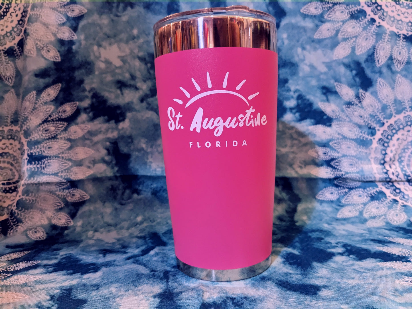 ID SA Souvenir Tumbler Cup With Straw, Solid Sun