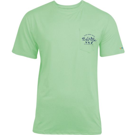 Salt Life Men's Watermans Trifecta Performance Pocket Tee