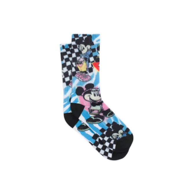 Vans Disney x Vans Mickey Mouse's 90th Boys Crew Sock, White, 6.5-9 M US