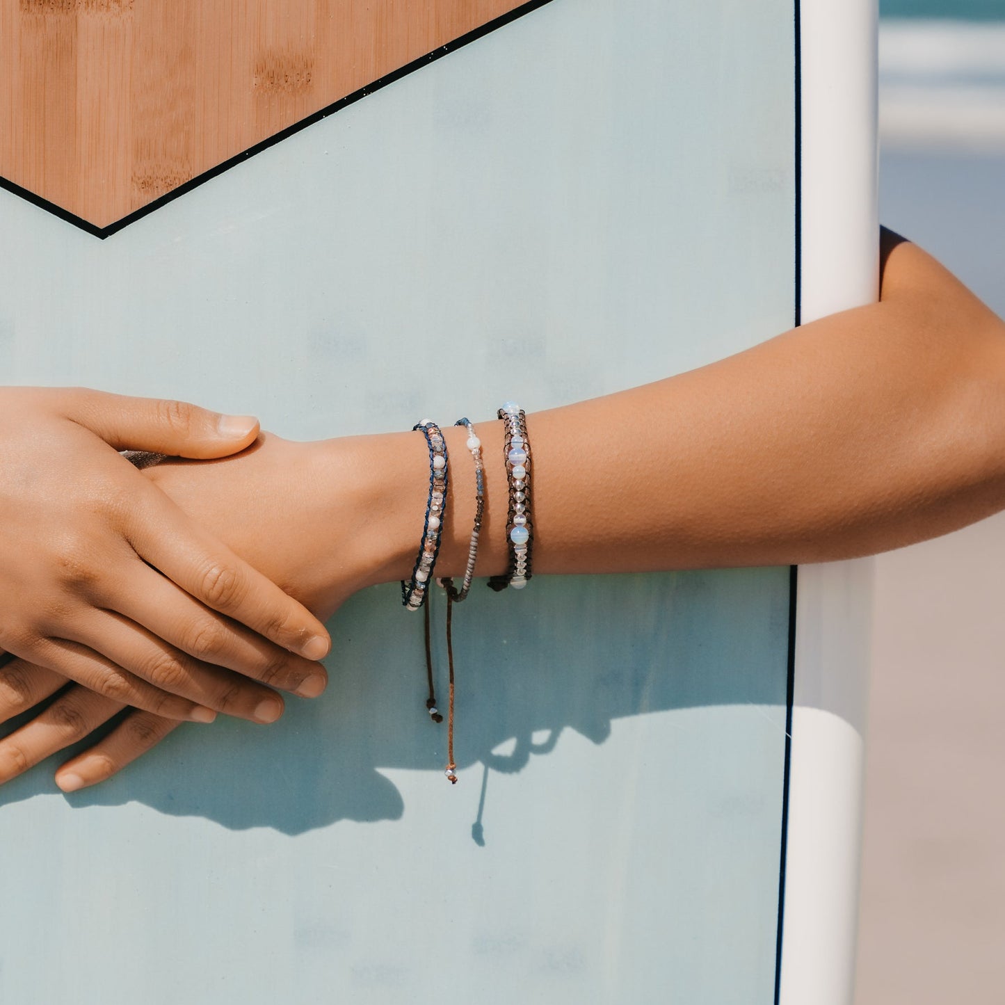 Lotus and Luna Orbit Bracelet