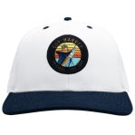 Guy Harvey Men's Sun set Mesh Trucker Hat,White, OSFM