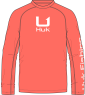 HUK, Icon, LS, Vapor, Crew,