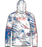 HUK, Pursuit Mossy Oak Printed, LS, Vapor, Hoodie,