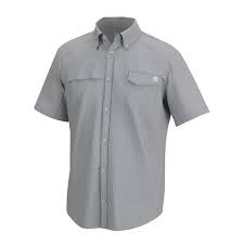 Huk Kona Flags Proformance Button Short-Sleeve,