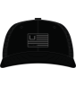 HUK, Huk and Bars Trucker Hat, Black