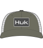 HUK Logo Trucker Hat, Moss