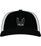 HUK Filled Barb U Trucker Hat, Black2