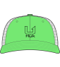 HUK Filled Barb U Trucker Hat, Summer Green