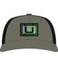 HUK Gradient Patch 110 Trucker Hat, Moss