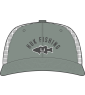 HUK Fish Stack, Trucker Hat, Fog Green