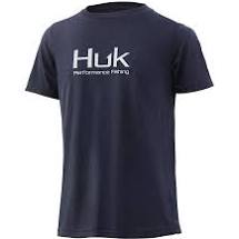 Huk Youth Performance Fishing Tee, Seashell Pink Heather, M