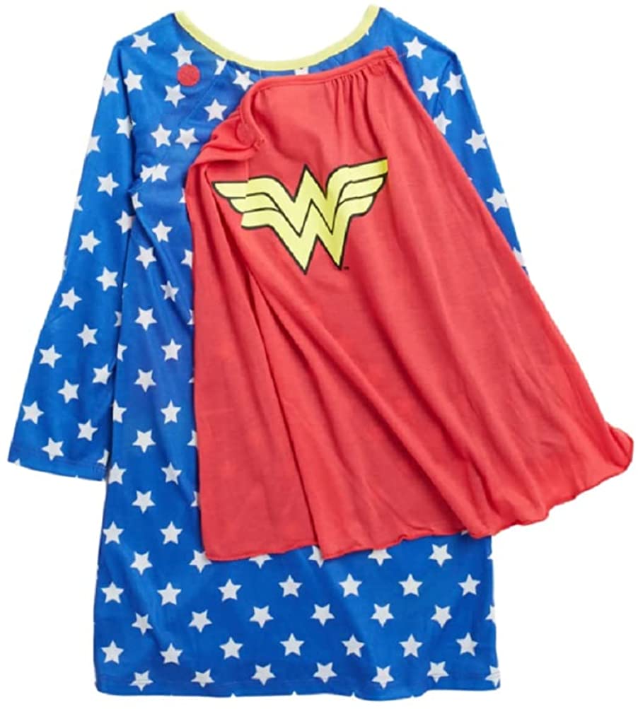 Wonder Woman Girls' Nightgown Superhero Pajama