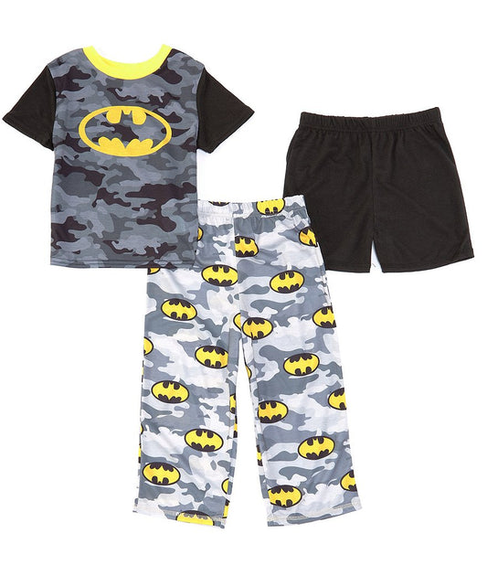DC Comics Batman Logo and Camo Toddler Pajama Set