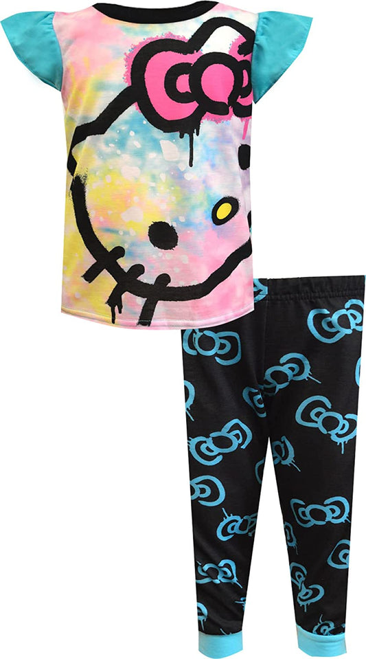 Hello Kitty Tie Dye Jogger Pajama Set