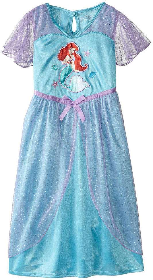 Disney Girl's Ariel Dressy Gown K157738AL, Blue, 2T
