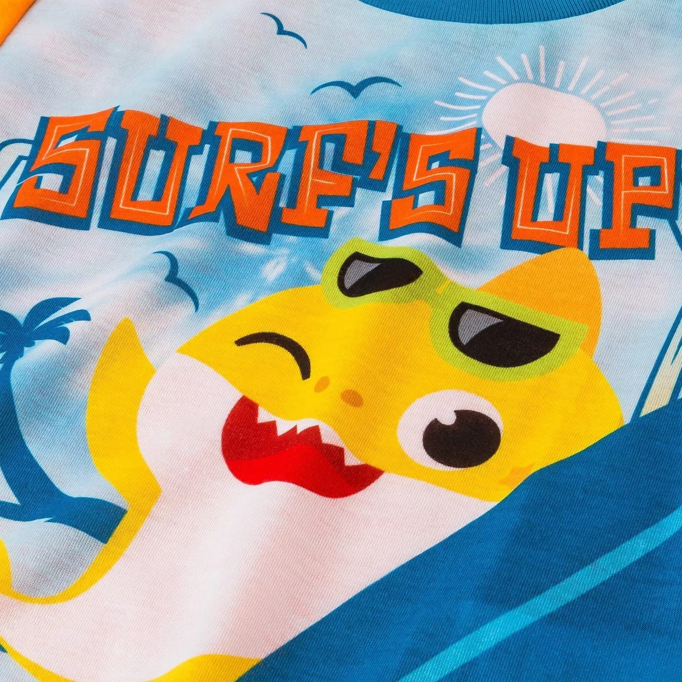 Nickelodeon Baby Shark Boys' SURF'S UP 2pc Pajama Set