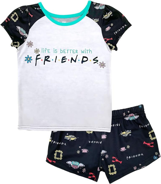 Friends Girls' 2pc Central Perk Pajama Set