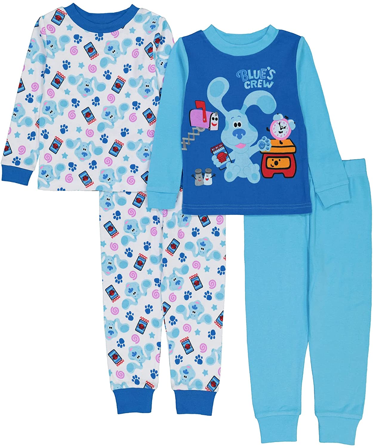 Nickelodeon Blue's Clues Looking For Clues 4pc Pajama Set