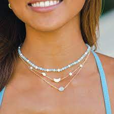 Lotus and Luna 4mm Healing Necklaces, Energy Stones