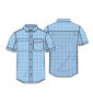 Huk Kona Flags Proformance Button Short-Sleeve,