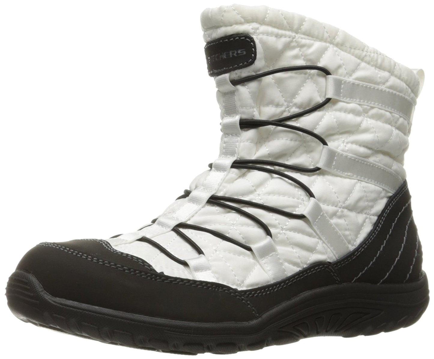 Skechers Women's Reggae Fest Steady Quilted Bungee Ankle Bootie