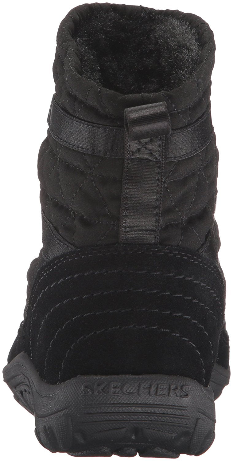 Skechers Women's Reggae Fest Steady Quilted Bungee Ankle Bootie