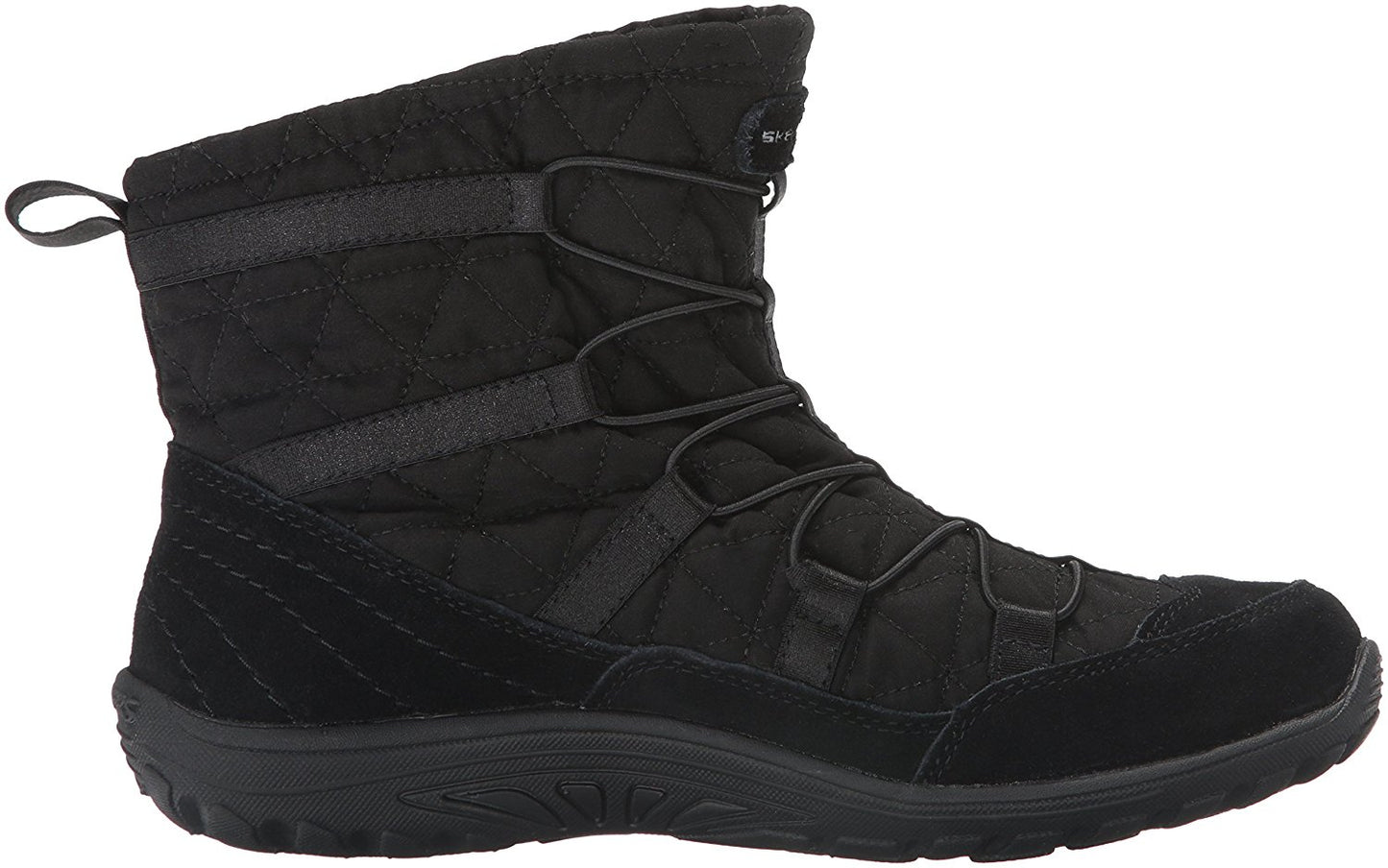 Skechers Women's Reggae Fest Steady Quilted Bungee Ankle Bootie
