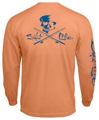 Salt Life Men's Skull And Poles Long Sleeve Shirt