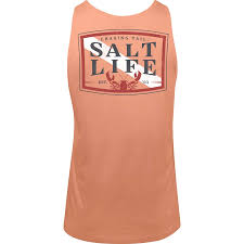 Salt Life, Men's, Gone Divin,, Bones, Pocket, Tank