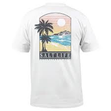 Salt Life Men's, Bushel N Beer, LS, Athletic Heather, S