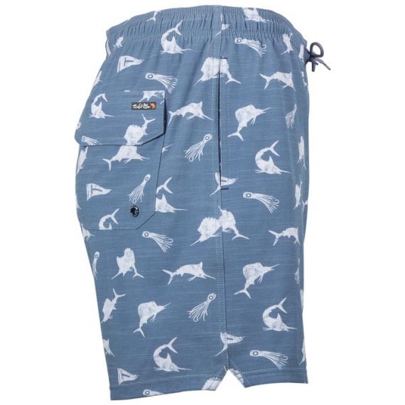 Salt Life Men's Fish N Bonez Volly Short's