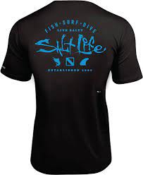Salt Life Men's Watermans Trifecta Performance Pocket Tee