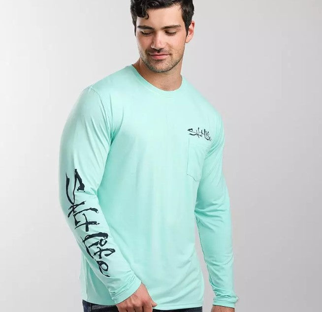Salt Life Men's Nautilus LS SLX Shirt,