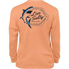 Salt Life Shark Bite Youth Long Sleeve Tee