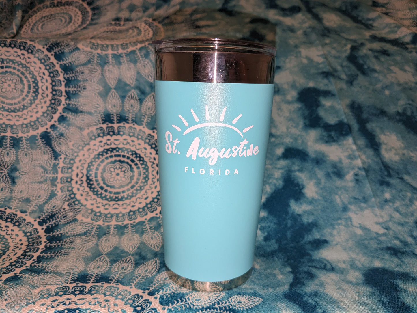 ID SA Souvenir Tumbler Cup With Straw, Solid Sun
