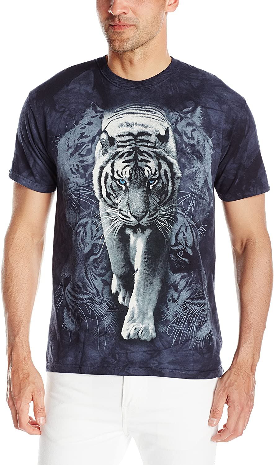 The Mountain Men's White Tiger Stalk T-Shirt