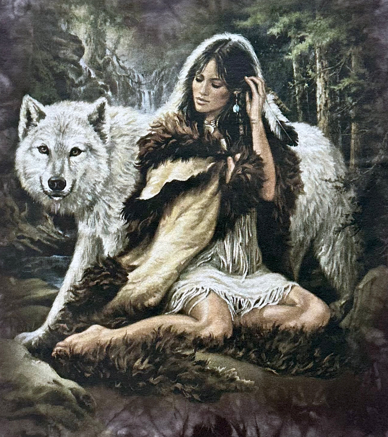 The Mountain Men's Wolf Protector T-Shirt