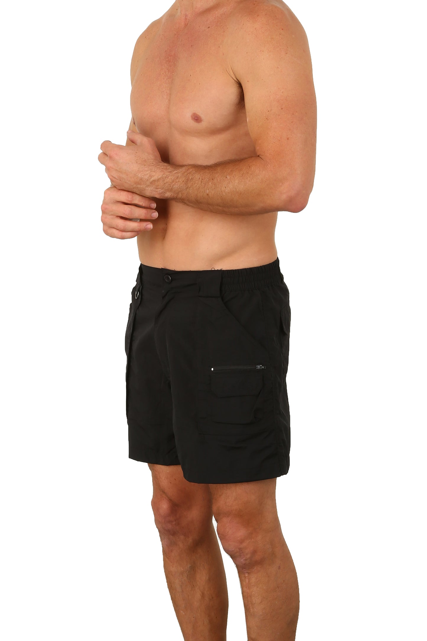 UZZI Mens Dry Fast Nylon Active Walking Shorts