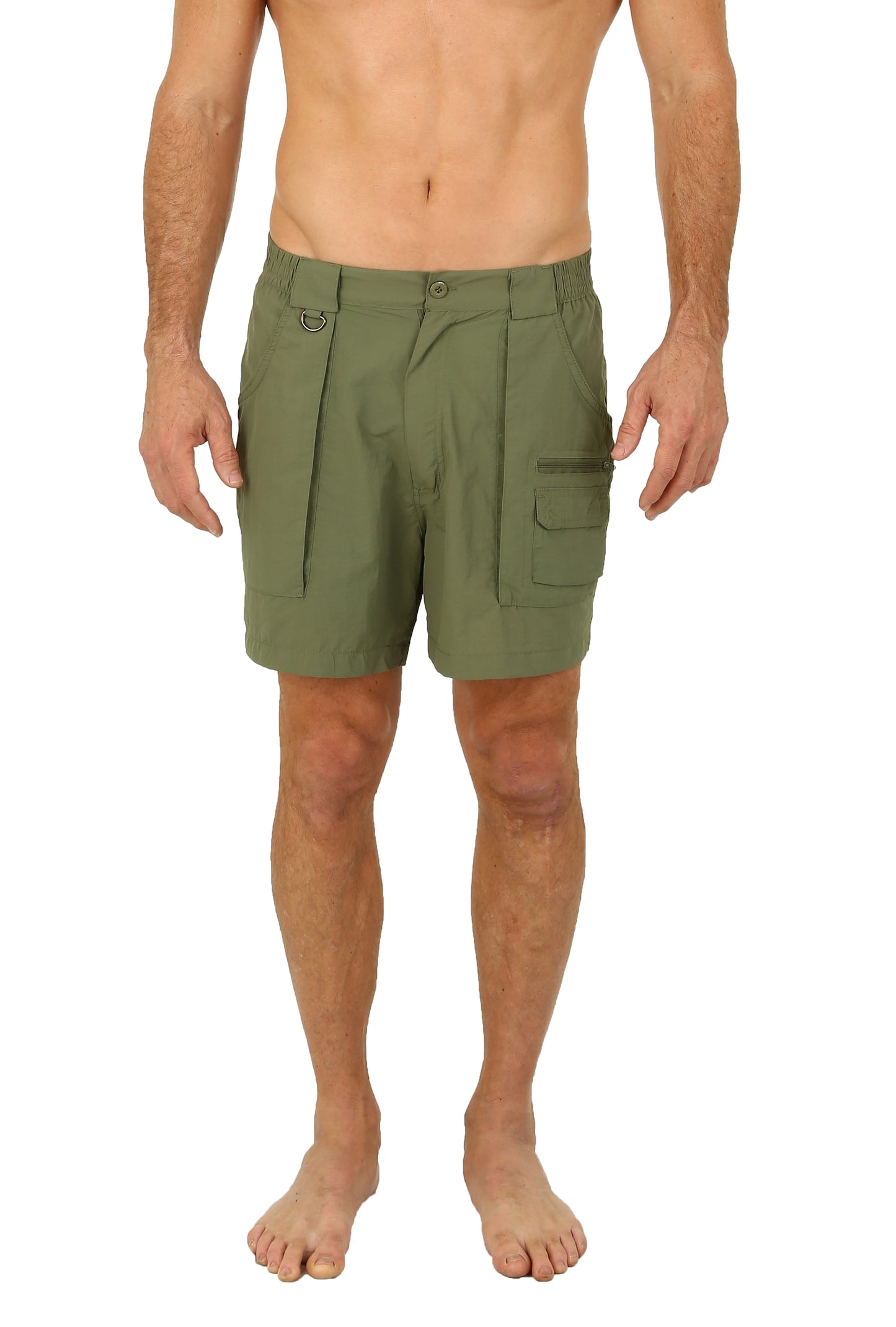 UZZI Mens Dry Fast Nylon Active Walking Shorts