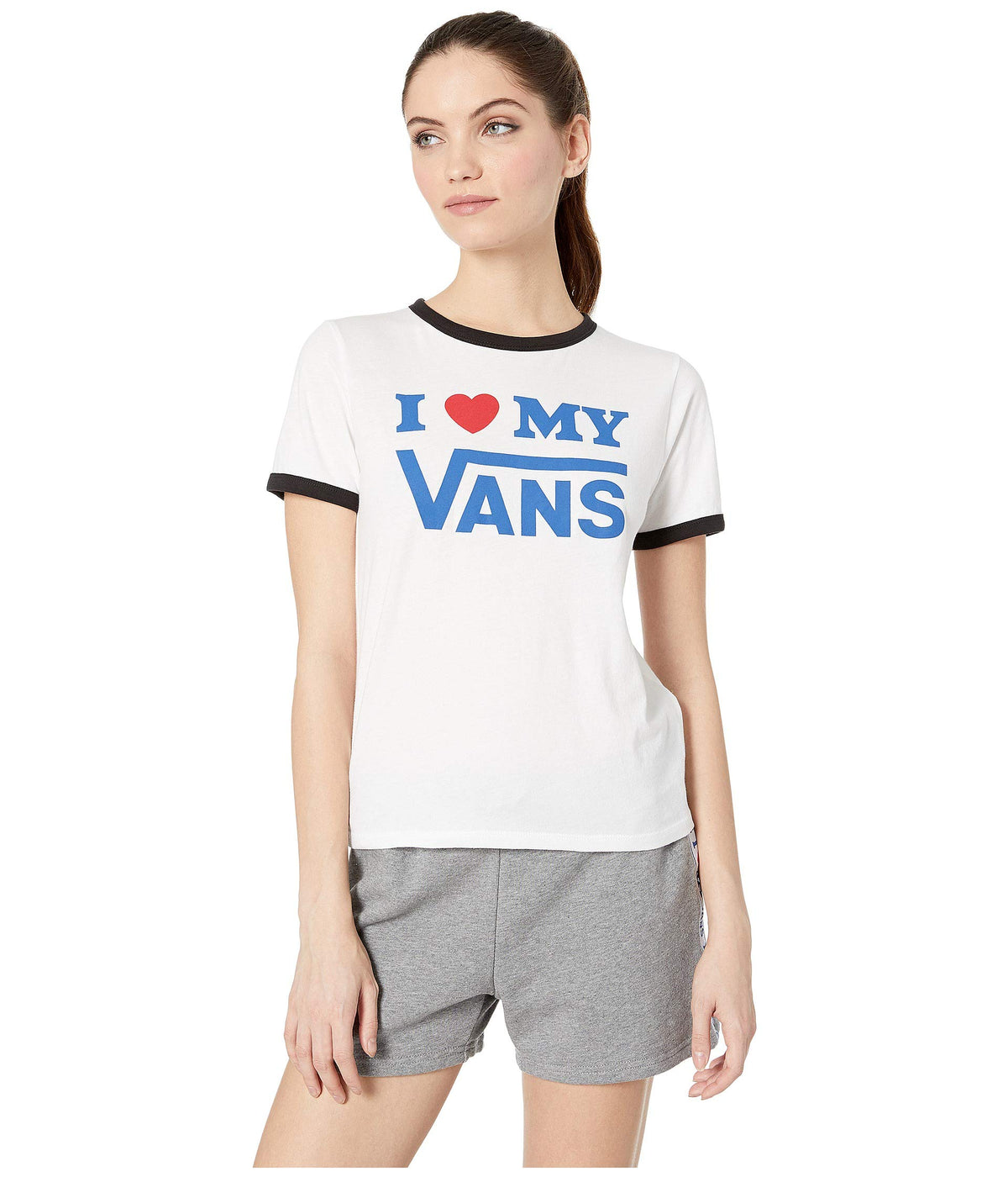 Vans Women's I Heart My Vans Ringer T-Shirt